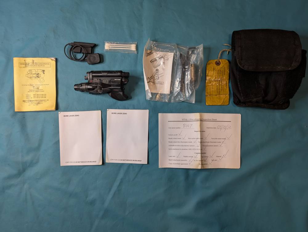 VITAL-2 IR Laser GWoT Collector Package Complete A.R.M.S. Mount-img-0