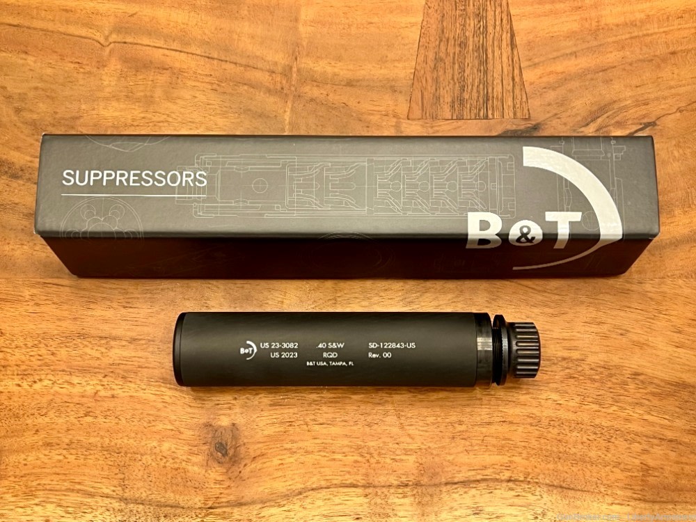 B&T RQD 40 S&W / 10mm Tri Lug Suppressor for APC40 APC10 SPC10 SD-122843-US-img-0