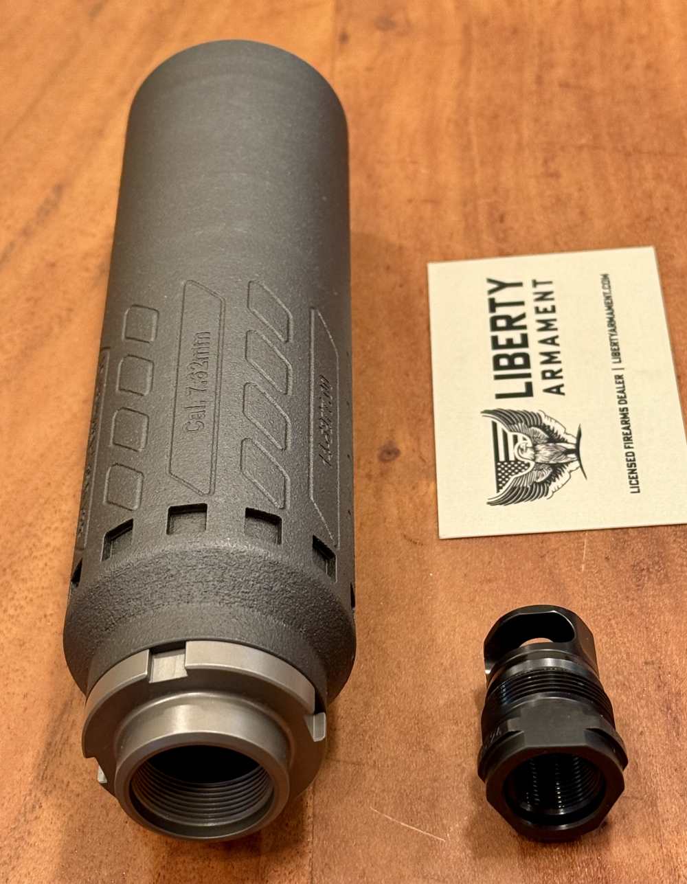 B&T XH-762 Titanium Suppressor w/ RAID Muzzle Brake, SD-145963-img-1