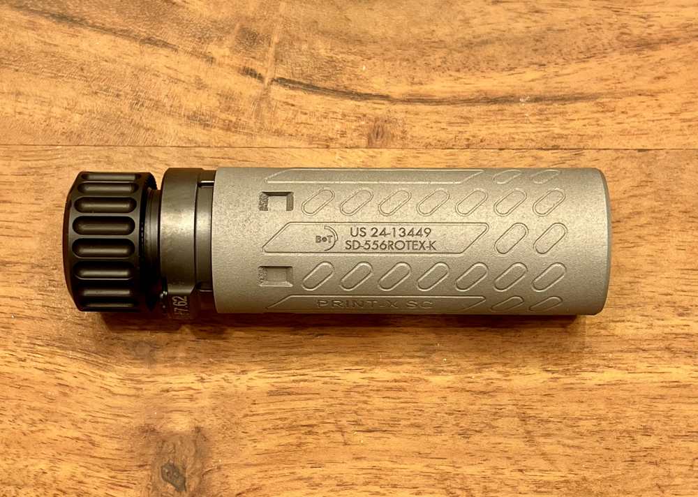 B&T ROTEX 5.56 Mini K Suppressor with Surefire Hub, PRINT-X, SD-556ROTEX-K-img-0
