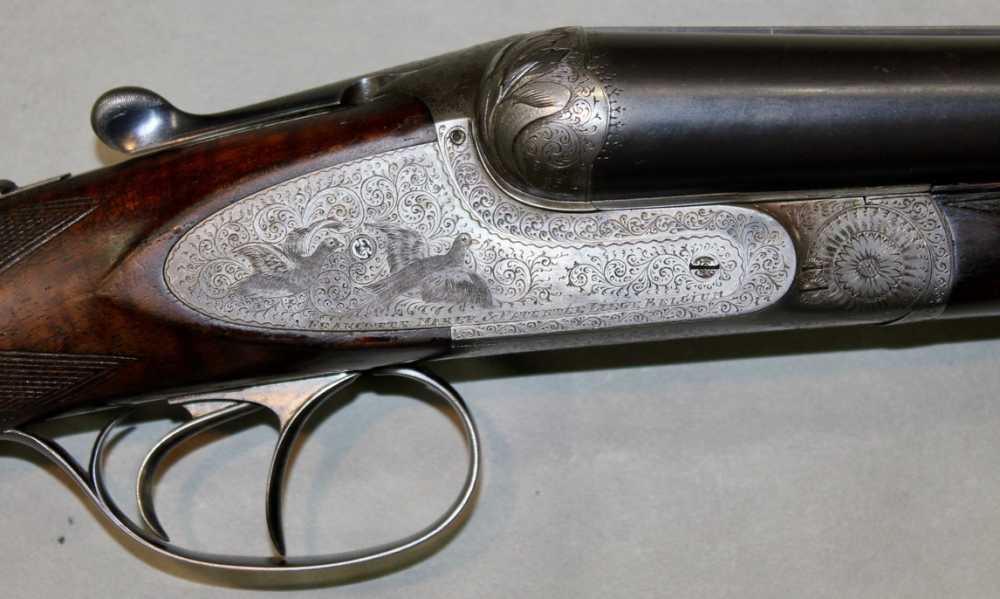 Abercrombie & Fitch Belgium made 12 ga. S/S Shotgun-img-2