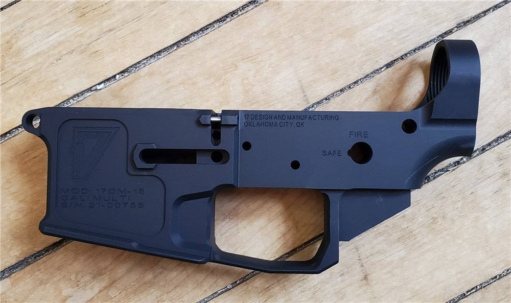 17 Design and Manufacturing Billet Aluminum Lower Receiver-img-1