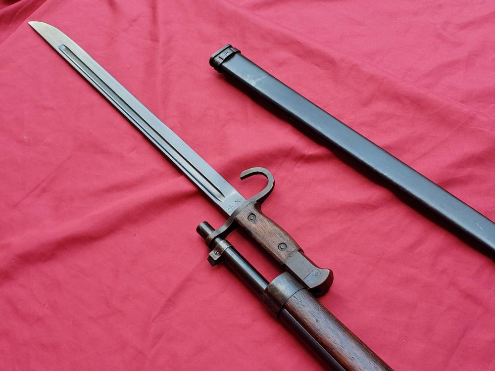 Arisaka Type 38 - Full Mum - Early Bayonet & Scabbard - Stunning - C&R-img-106