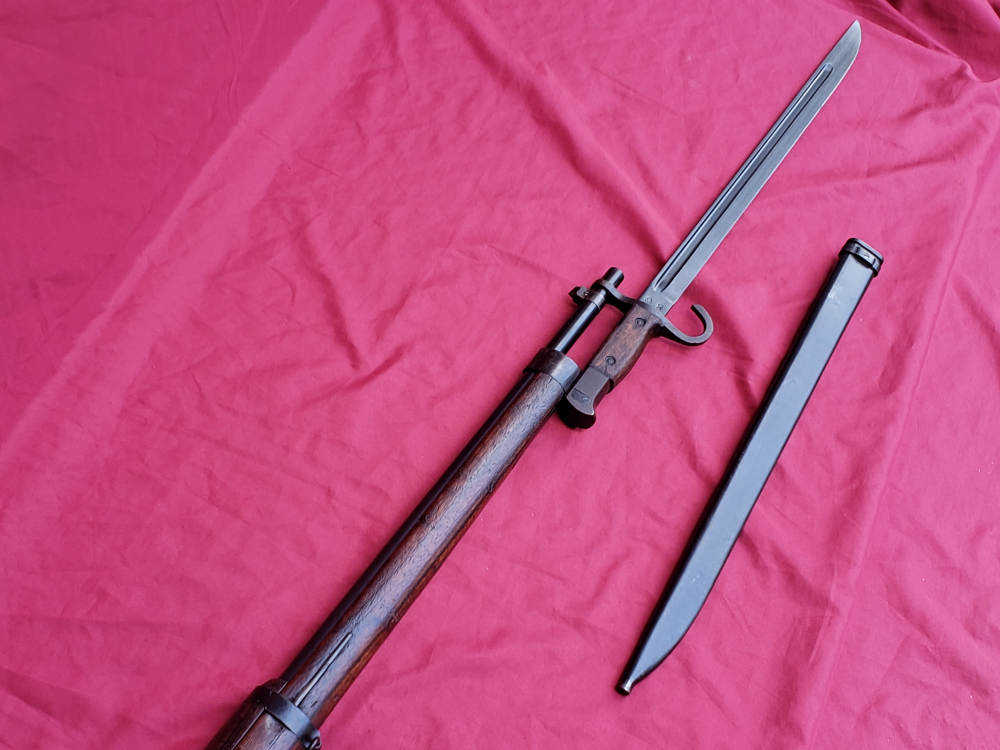 Arisaka Type 38 - Full Mum - Early Bayonet & Scabbard - Stunning - C&R-img-105