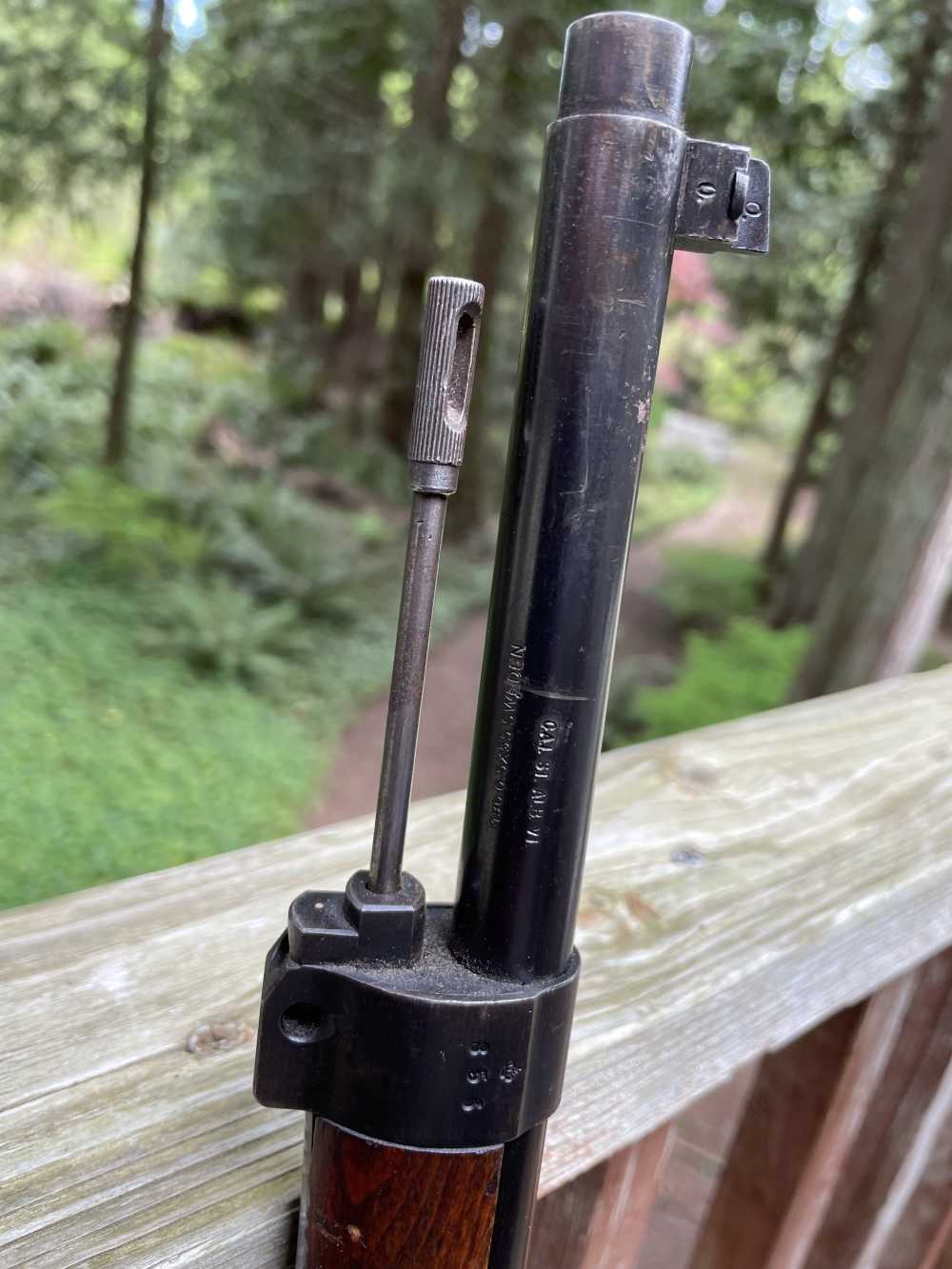 SWEDISH MAUSER MODEL 1896 RIFLE W/ Bayonet and accessories -img-8
