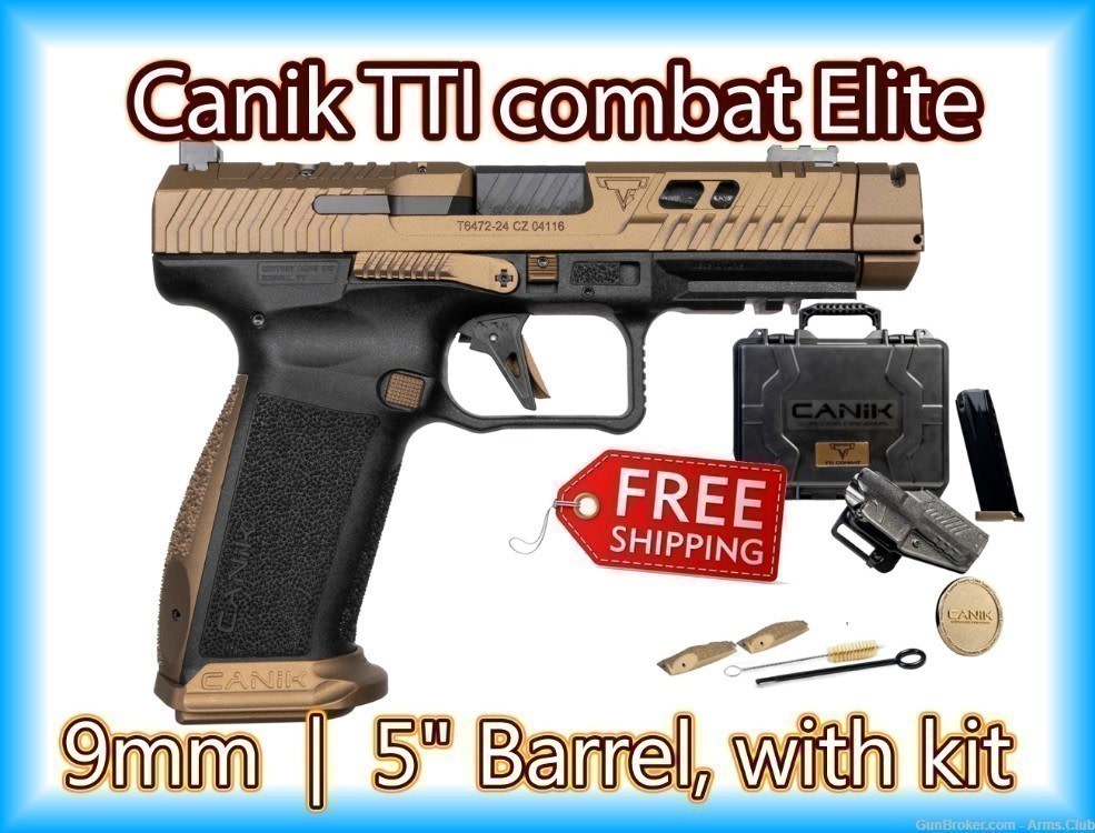 Canik TTI combat Elite 9mm 18rd-img-0