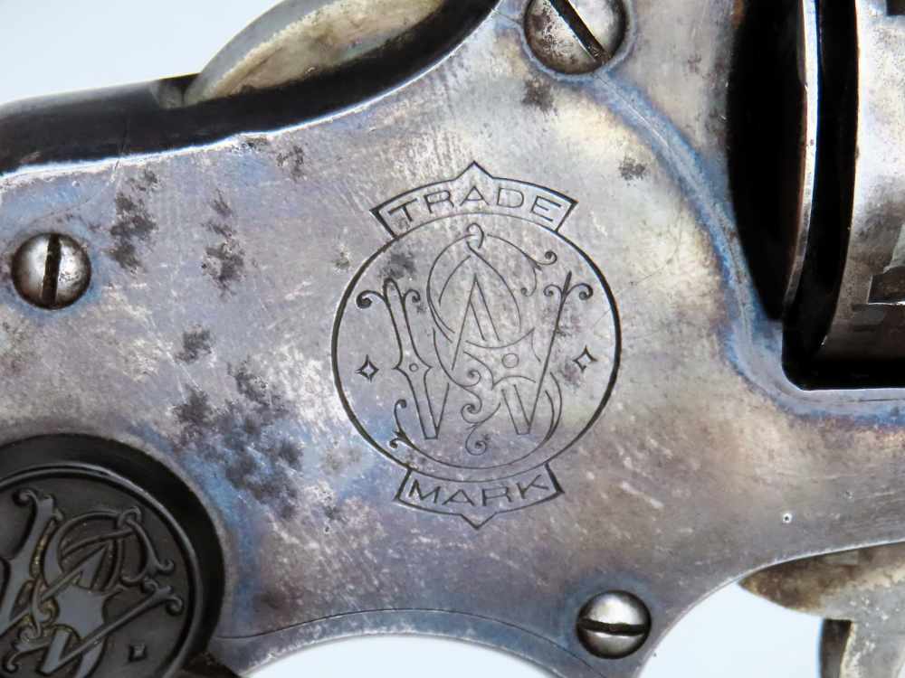 Antique Smith & Wesson 32 Hand Ejector 1st Model 1896 Blued S&W Revolver-img-6