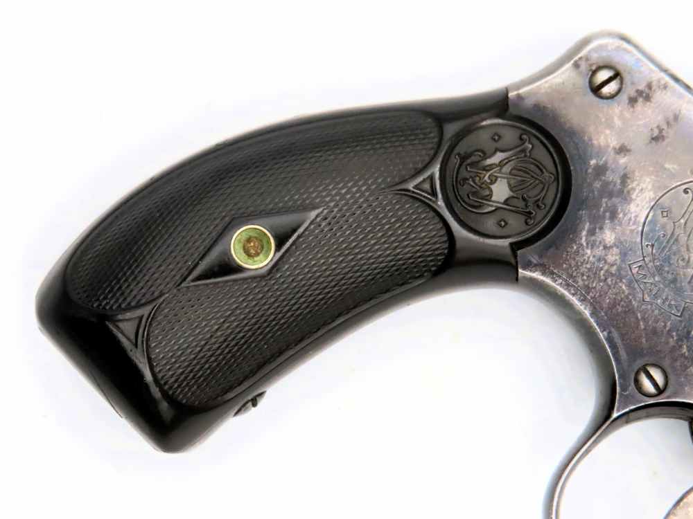 Antique Smith & Wesson 32 Hand Ejector 1st Model 1896 Blued S&W Revolver-img-9