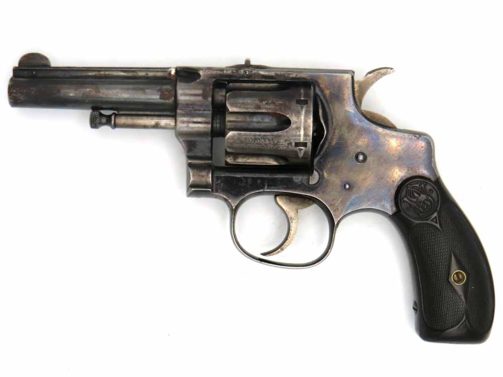 Antique Smith & Wesson 32 Hand Ejector 1st Model 1896 Blued S&W Revolver-img-14