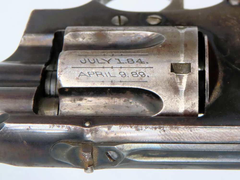 Antique Smith & Wesson 32 Hand Ejector 1st Model 1896 Blued S&W Revolver-img-8