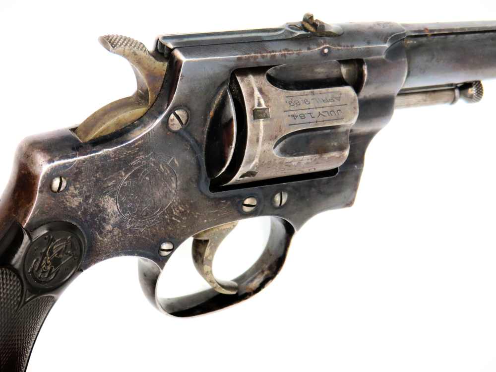 Antique Smith & Wesson 32 Hand Ejector 1st Model 1896 Blued S&W Revolver-img-5
