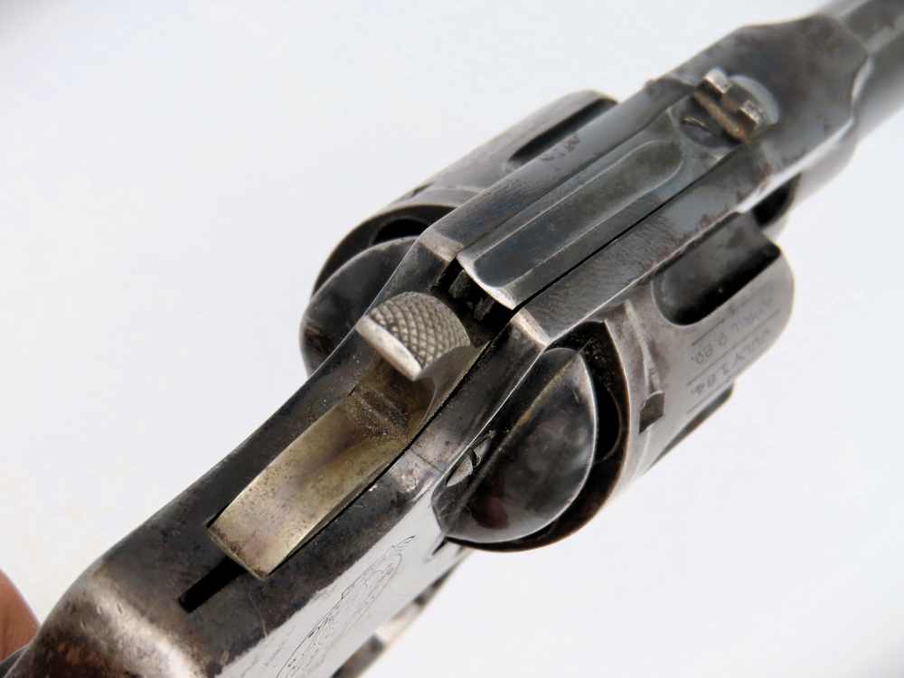 Antique Smith & Wesson 32 Hand Ejector 1st Model 1896 Blued S&W Revolver-img-10