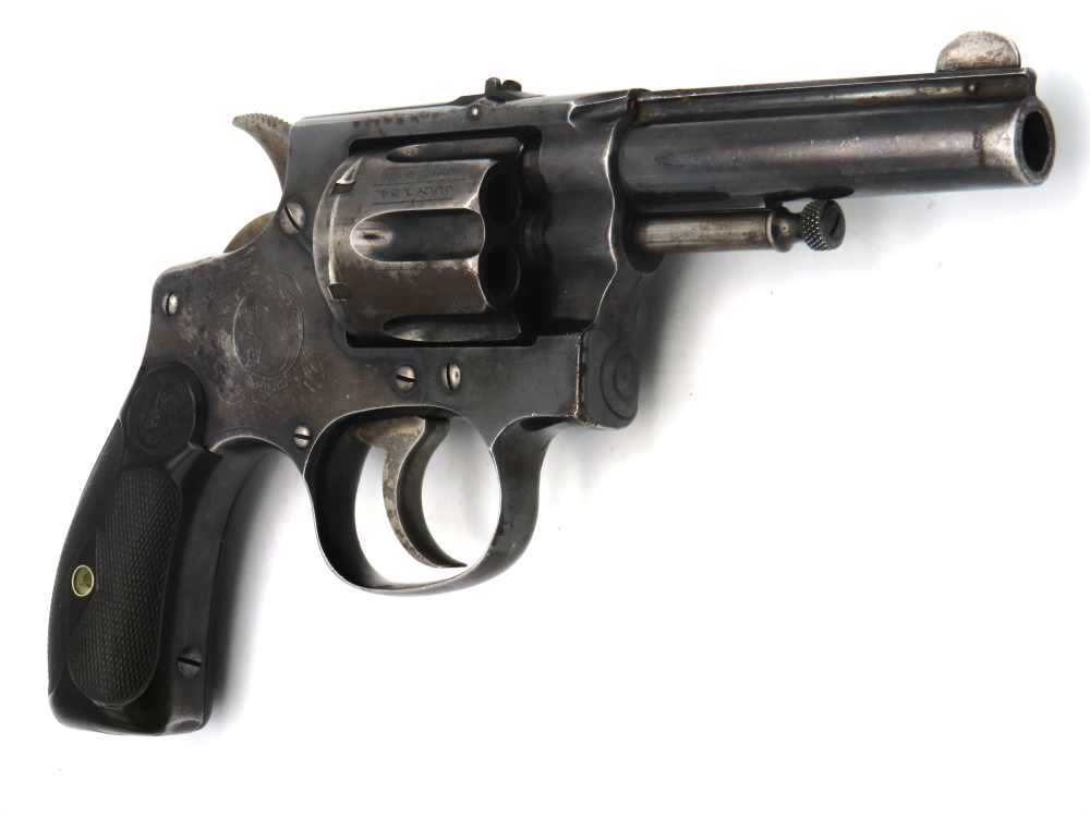 Antique Smith & Wesson 32 Hand Ejector 1st Model 1896 Blued S&W Revolver-img-13