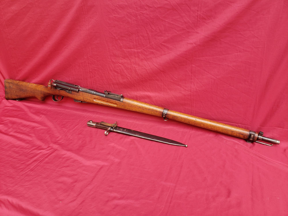 Schmidt-Rubin Model 1911 - Original Bayonet & Scabbard - Stunning - C&R-img-2
