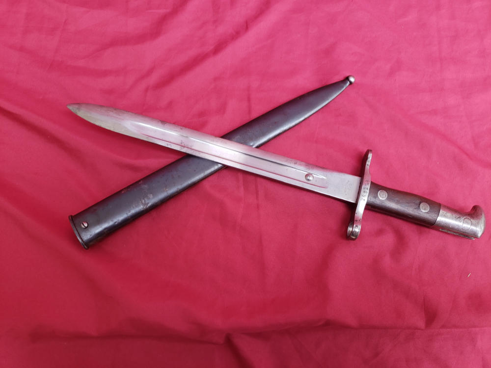 Schmidt-Rubin Model 1911 - Original Bayonet & Scabbard - Stunning - C&R-img-84