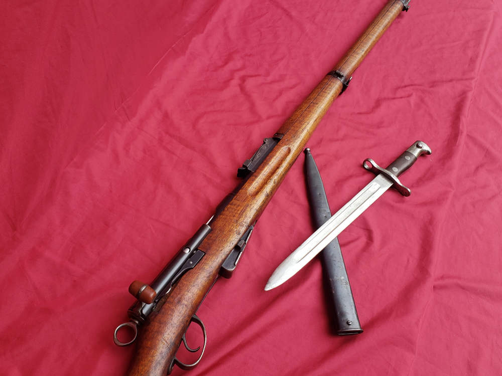 Schmidt-Rubin Model 1911 - Original Bayonet & Scabbard - Stunning - C&R-img-93