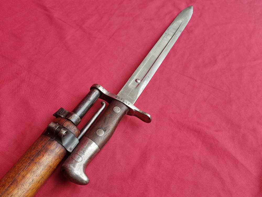 Schmidt-Rubin Model 1911 - Original Bayonet & Scabbard - Stunning - C&R-img-96