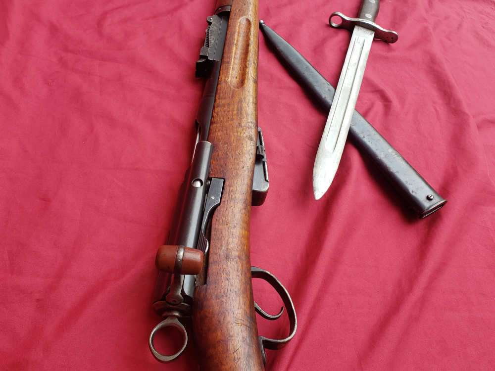 Schmidt-Rubin Model 1911 - Original Bayonet & Scabbard - Stunning - C&R-img-94