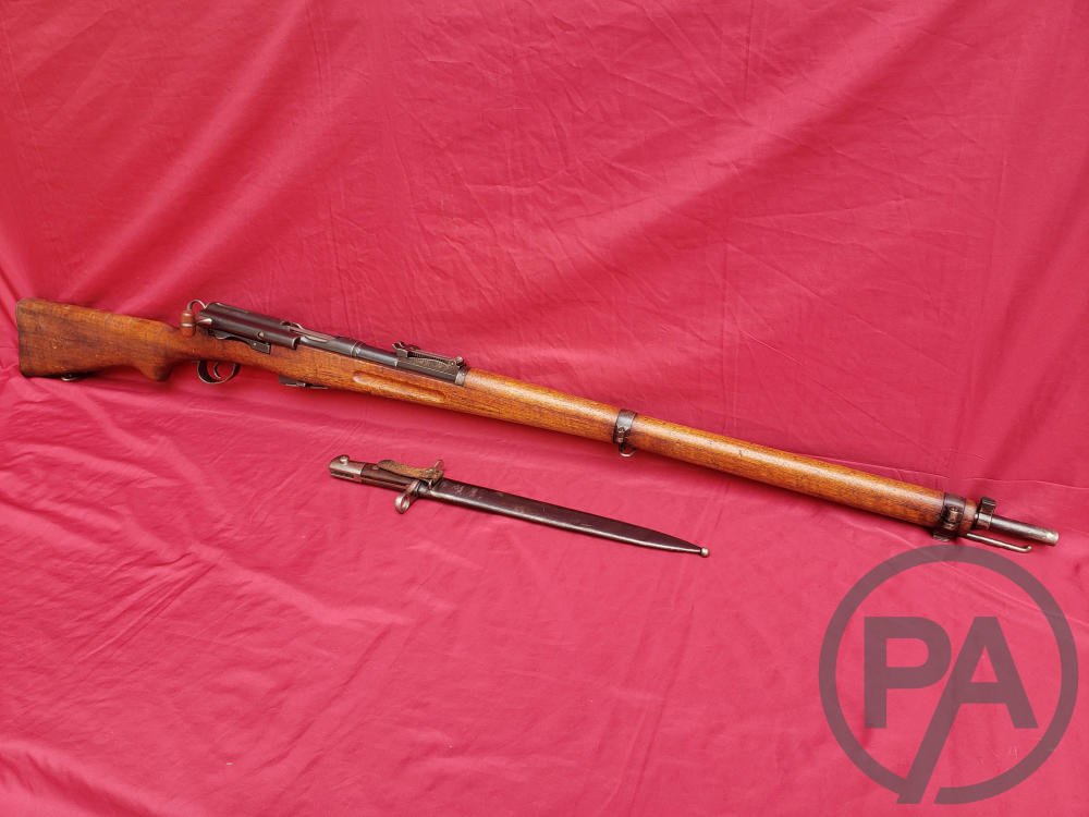 Schmidt-Rubin Model 1911 - Original Bayonet & Scabbard - Stunning - C&R-img-0