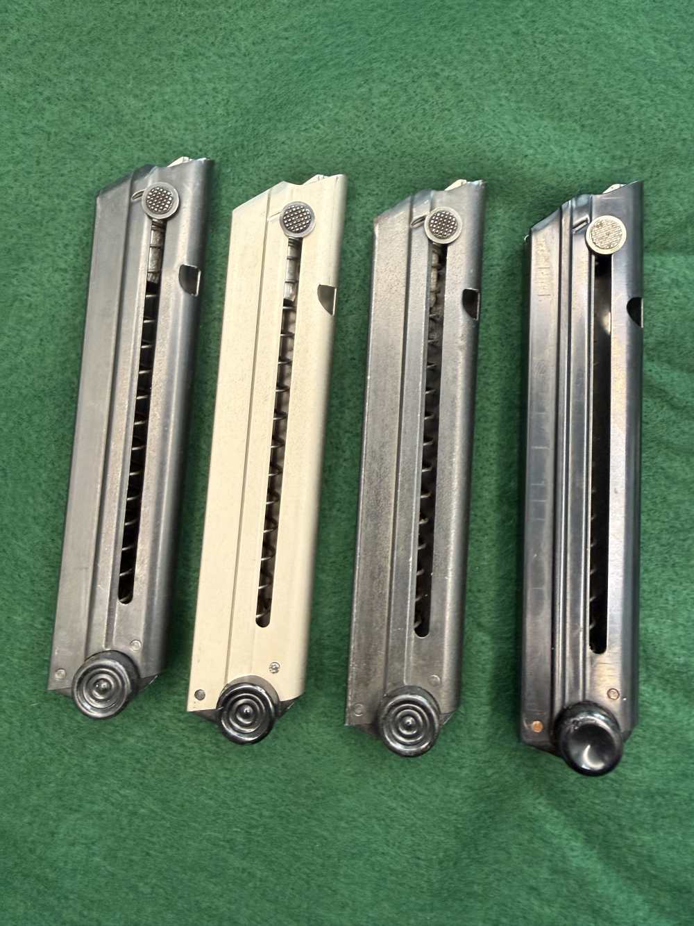 Luger P08 9mm Magazines Lot of 4 Commercial Aftermarket Shooter Mags-img-1