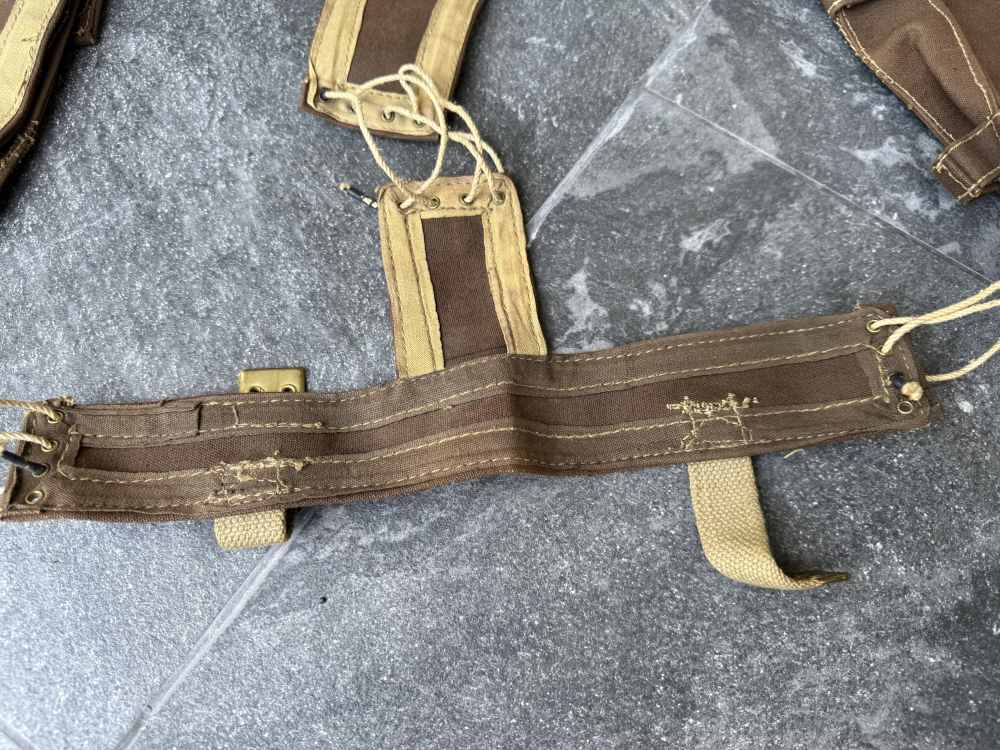 WW2 British Army Skeleton BREN Gun Assault Vest Jerkin 1943 Commando Airbor-img-5