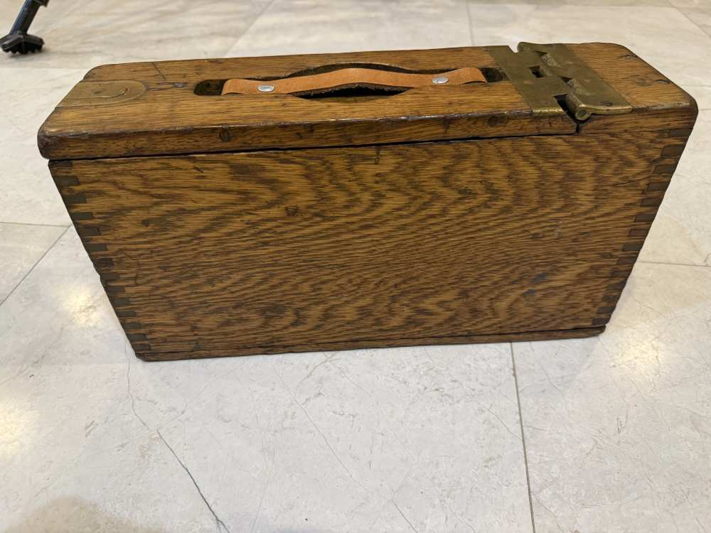 US M1917 Caliber .30 Browning Machine Gun Wooden Ammo Box Wooden Chest-img-8