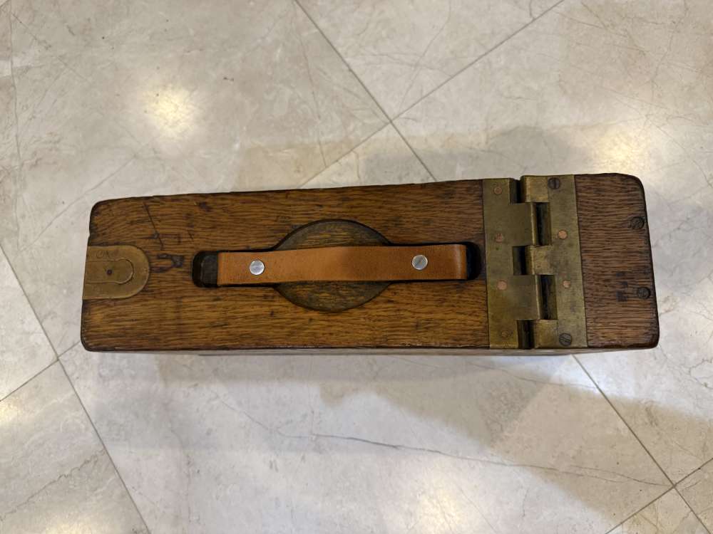 US M1917 Caliber .30 Browning Machine Gun Wooden Ammo Box Wooden Chest-img-1