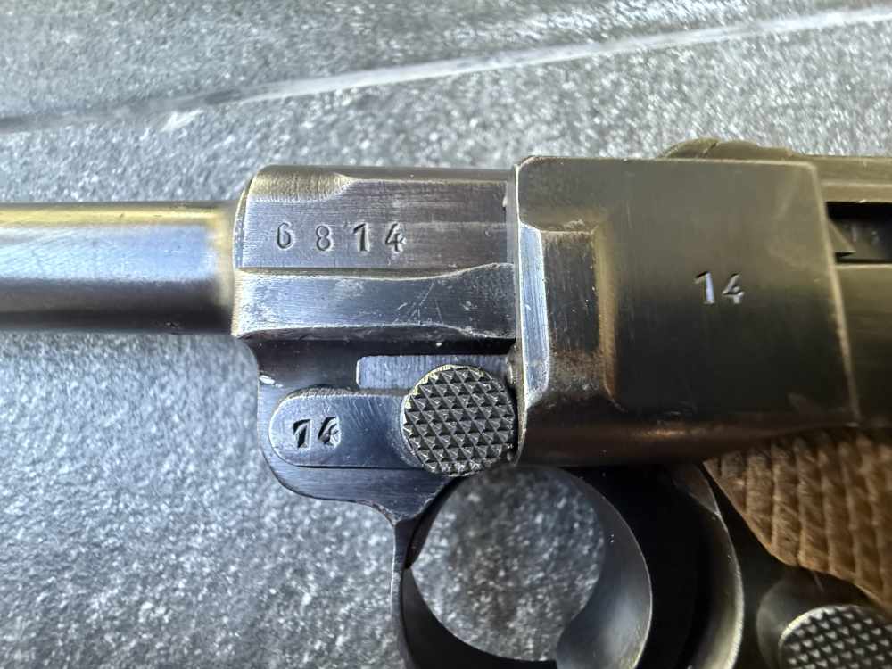 Mauser byf 42 Luger Rig  WWII P08 Pistol, Matching 1942 German Militaria-img-20