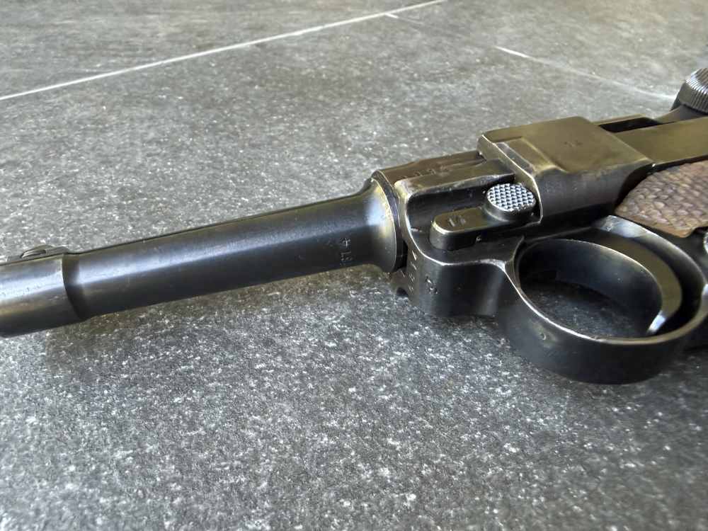Mauser byf 42 Luger Rig  WWII P08 Pistol, Matching 1942 German Militaria-img-3
