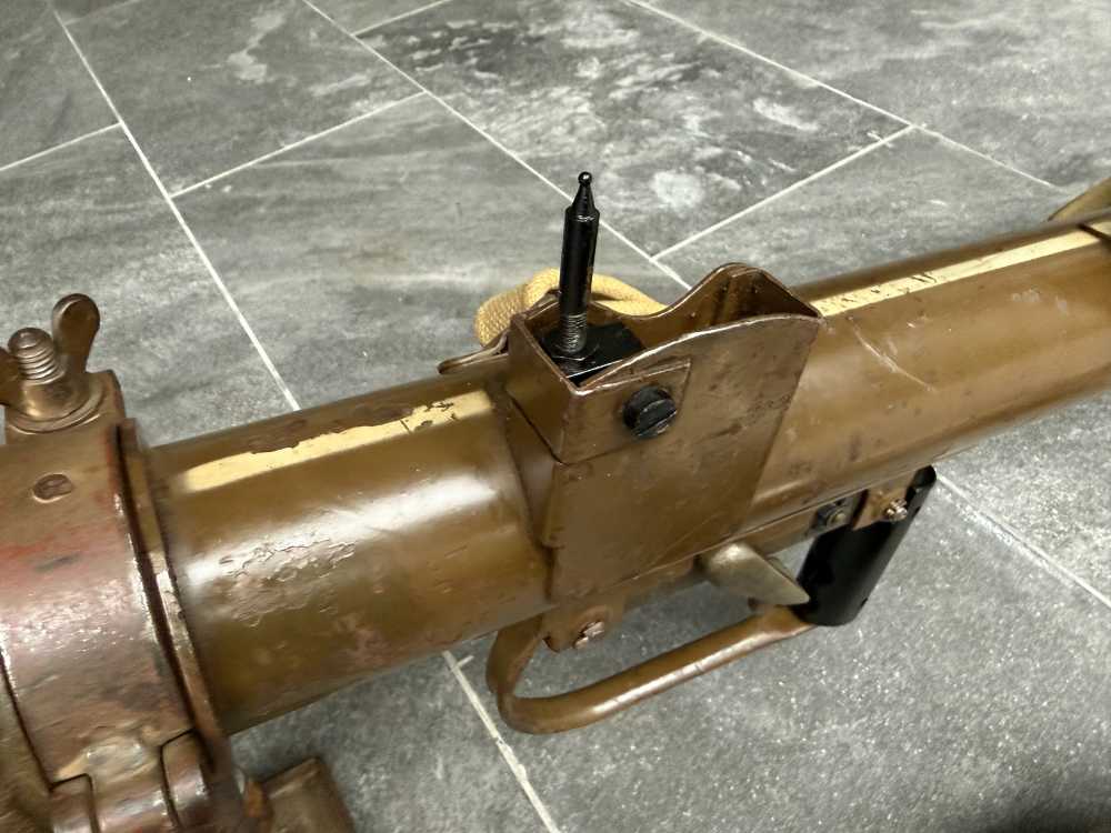 British WWII PIAT Projector Infantry Anti-Tank Launcher w/ Dummy Rocket -img-3