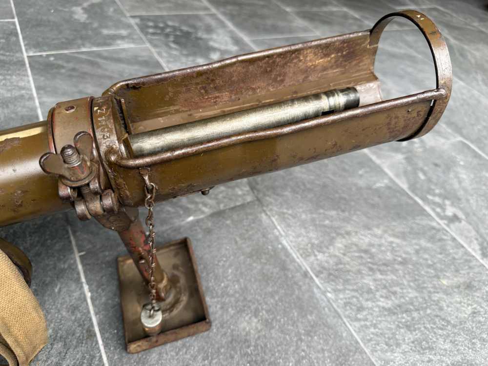 British WWII PIAT Projector Infantry Anti-Tank Launcher w/ Dummy Rocket -img-13