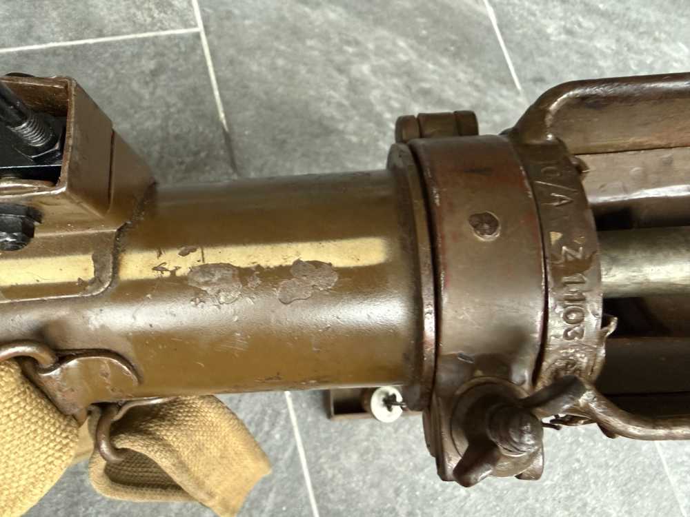 British WWII PIAT Projector Infantry Anti-Tank Launcher w/ Dummy Rocket -img-12