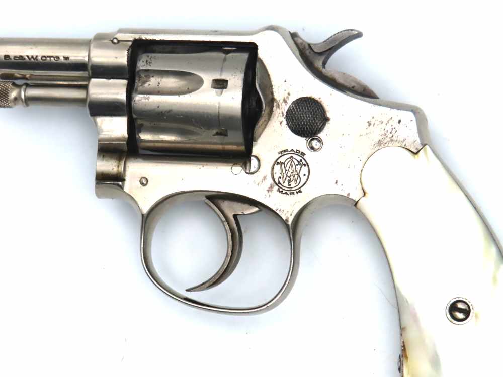 Smith & Wesson Rare 1st Model Ladysmith 22 S&W Revolver 3-Digit S/N 1902-img-11