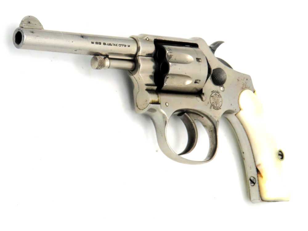 Smith & Wesson Rare 1st Model Ladysmith 22 S&W Revolver 3-Digit S/N 1902-img-16