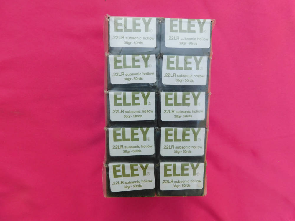 Eley Subsonic 22LR Ammo 38 Grain Lead Hollow Point-img-0