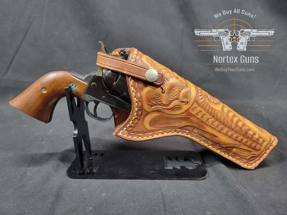 PENNY AUCTION RUGER NEW MODEL BLACKHAWK REVOLVER 357 MAG 6 RDS MFG 1978-img-0