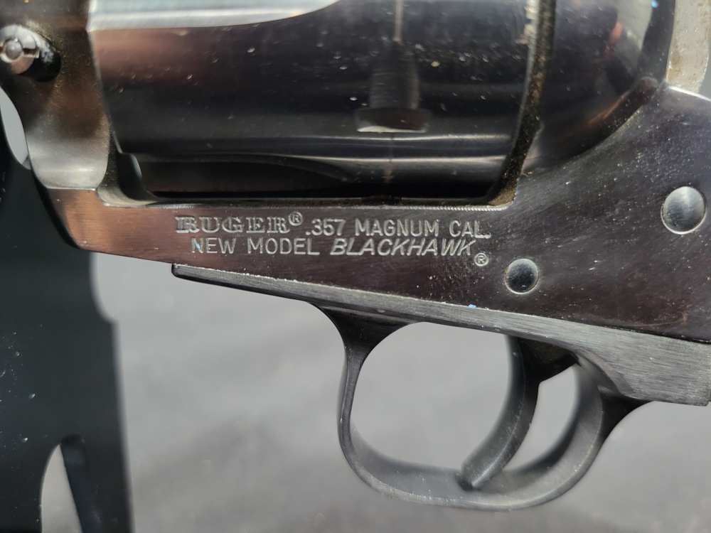 PENNY AUCTION RUGER NEW MODEL BLACKHAWK REVOLVER 357 MAG 6 RDS MFG 1978-img-30