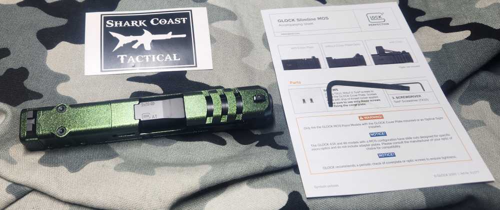 Glock 43X MOS Complete 9MM Slide SCT Modified Gun Candy Finish NEW-img-1