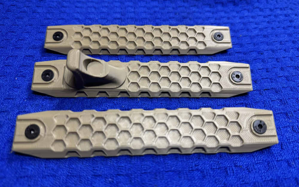 M-LOK Rail Cover Panels + Hand Stop Kit | FDE-img-3