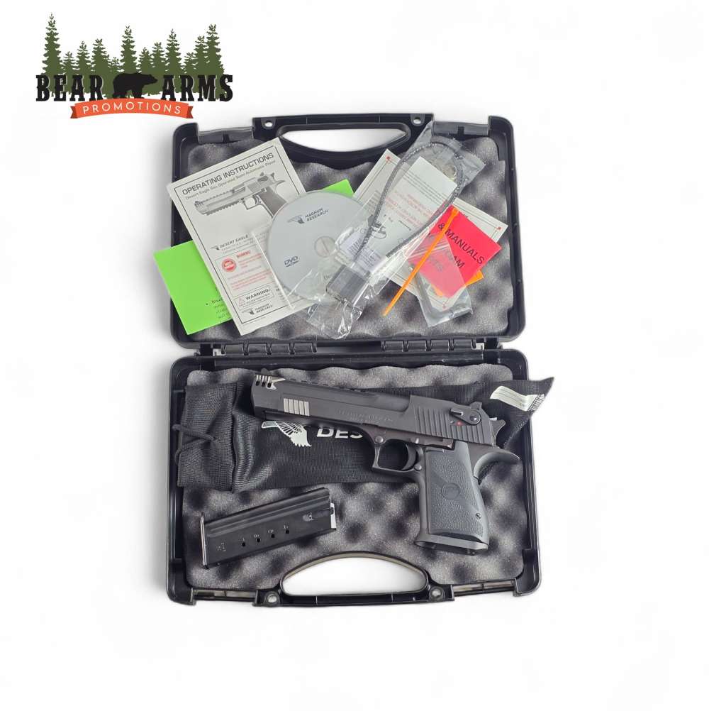 Magnum Research Desert Eagle 50AE -DEAD POOL PISTOL- UNFIRED IN BOX-img-0