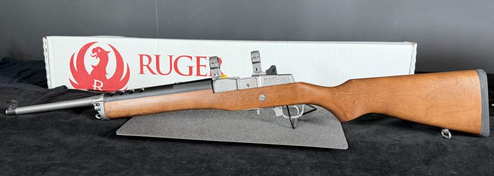 RUGER MINI 14 RANCH RIFEL 223 STAINLESS WOOD 05802-img-6