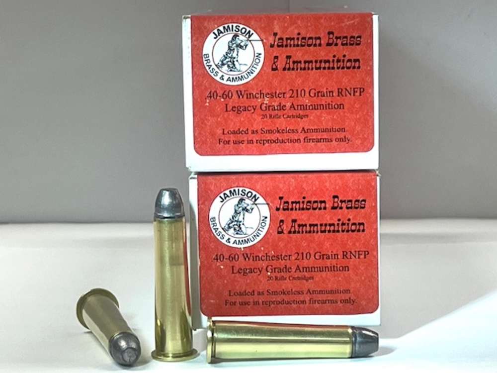New! Jamison 40-60 winchester 210gr RNFP 40 Rounds-img-0