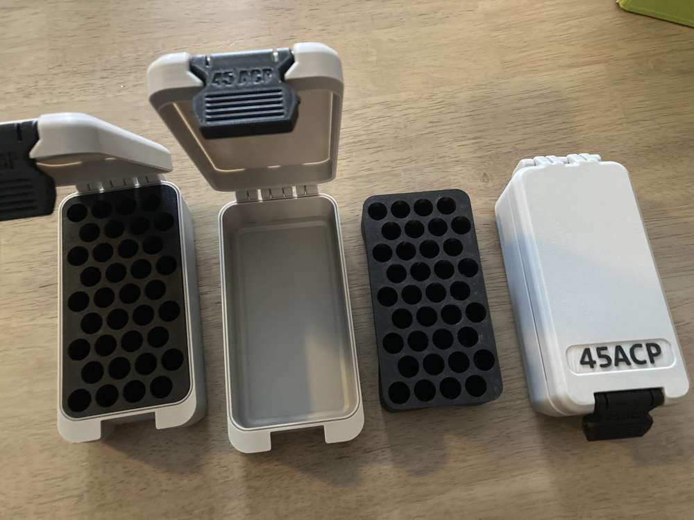 45 acp bullet storage box   4 box package-img-2
