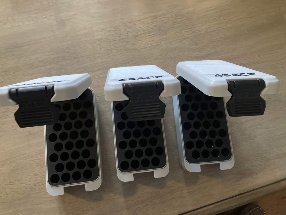 45 acp bullet storage box   4 box package-img-1