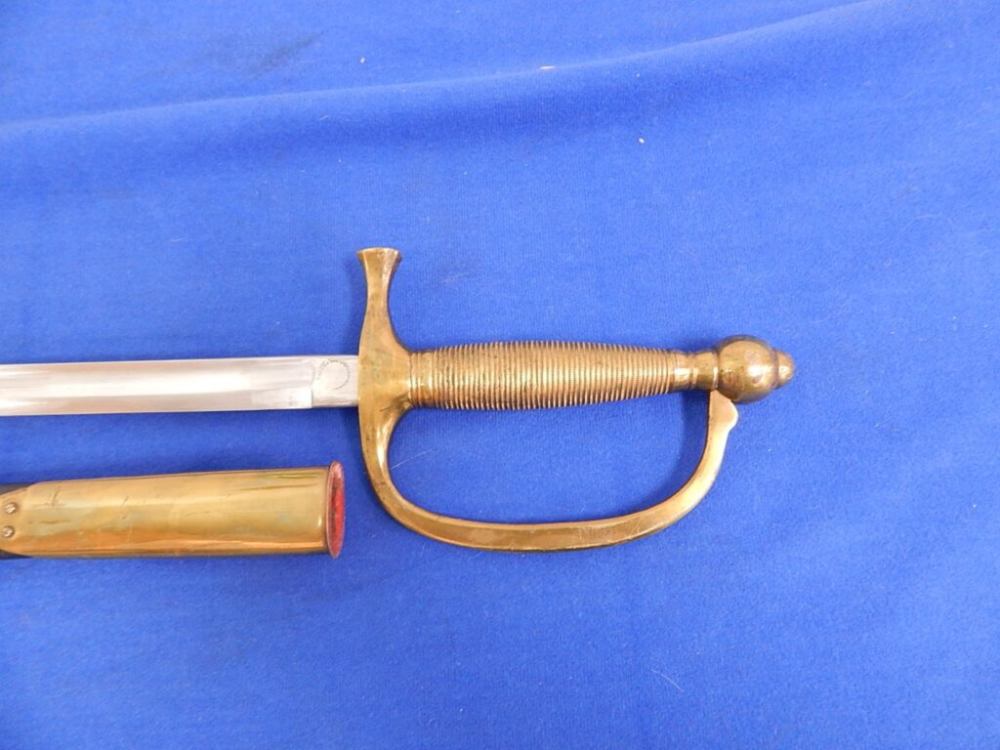 Civil War 1863 Musician Sword with Scabbard -img-5