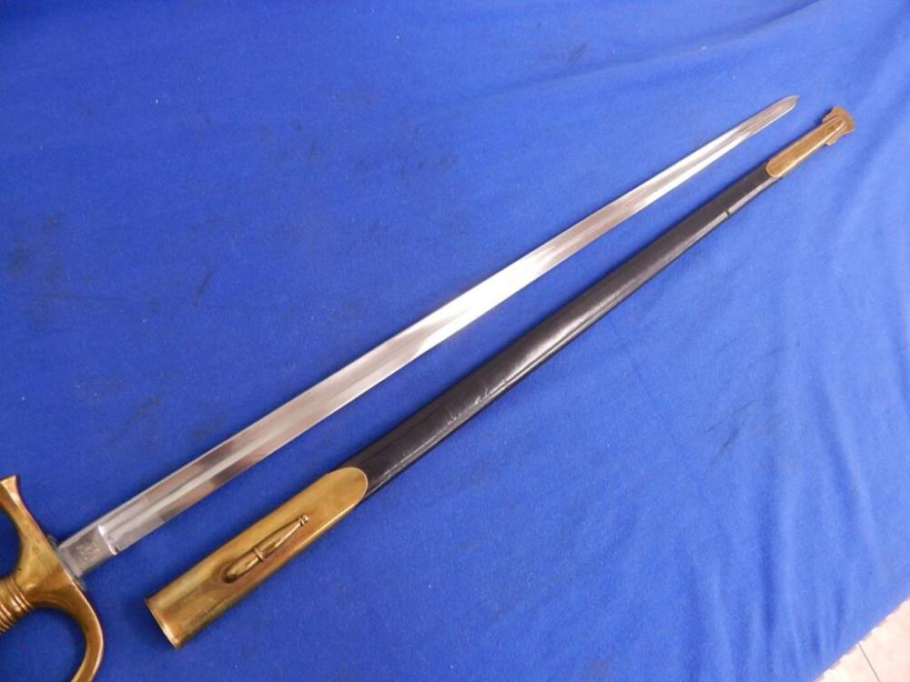 Civil War 1863 Musician Sword with Scabbard -img-2