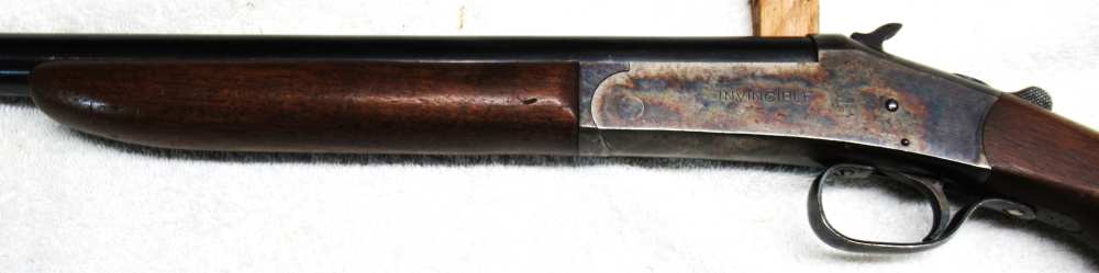 Iver Johnson, Invincible, 30 In, 12 Ga Single barrel Shotgun. Ejector.-img-3