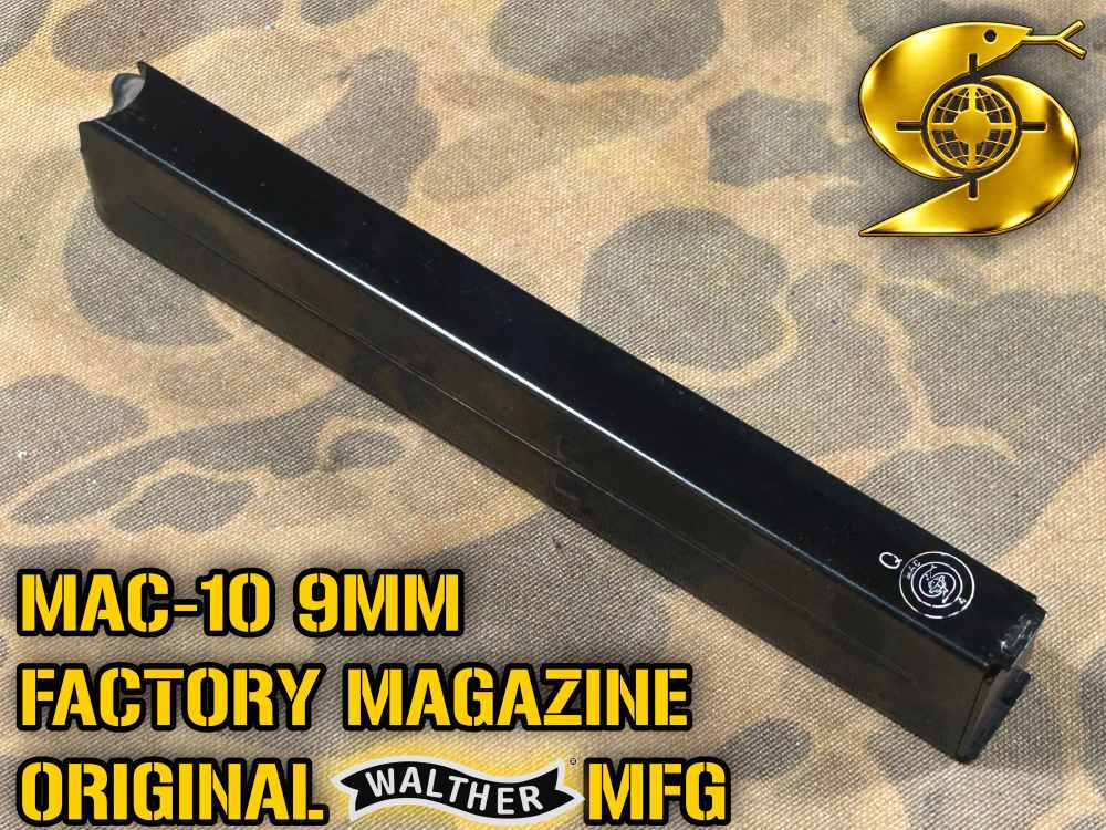 MAC-10 9mm Factory Powder Springs Magazine Walther mfg RARE RPB COBRAY M10 -img-0