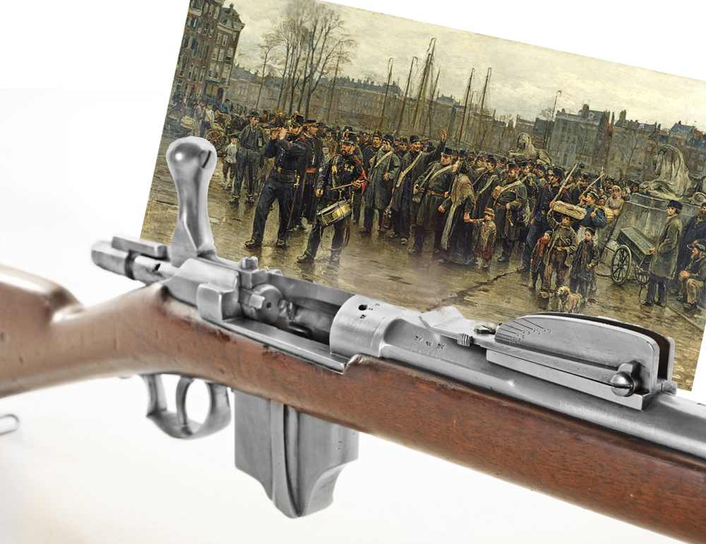  ANTIQUE DUTCH BEAUMONT MODEL 1871/88 MILITARY RIFLE 11mm x 52R CAL. NO FFL-img-0