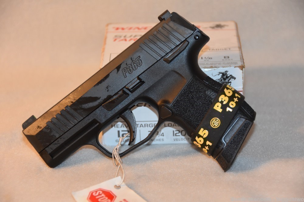 Sig Sauer P365-9 9MM Cal Semi Auto Pistol Brand New in Factory Case w/paper-img-1